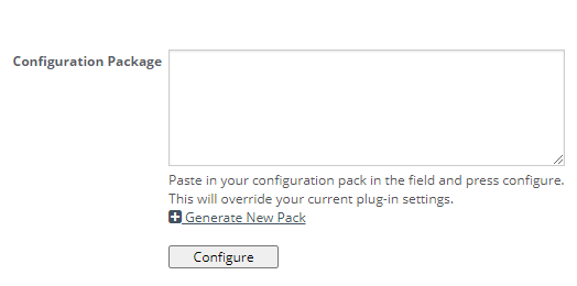 Configuration package